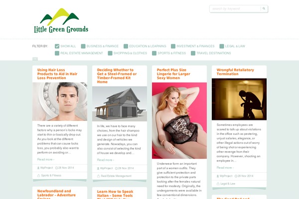 Sampression Lite theme site design template sample