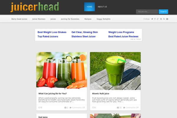News theme site design template sample