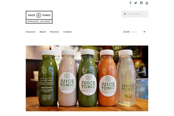 OrganicFood theme site design template sample