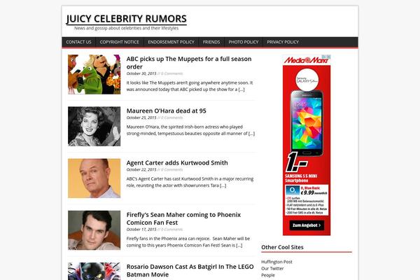 juicycelebrityrumors.com site used MH Magazine lite