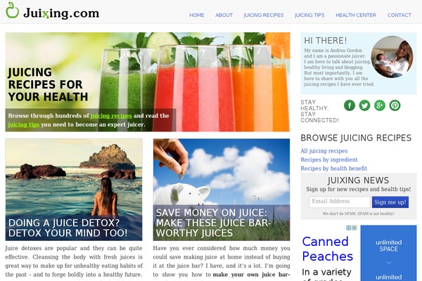Unite theme site design template sample