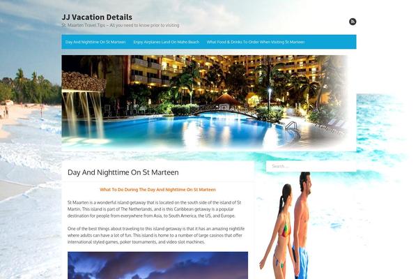 The Box theme site design template sample