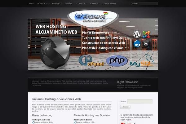 Traject theme site design template sample