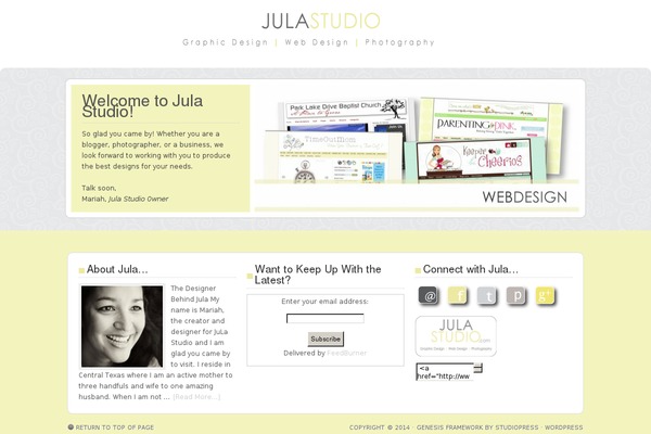 Enterprise theme site design template sample