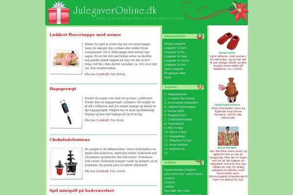 julegaveronline.dk site used Jul