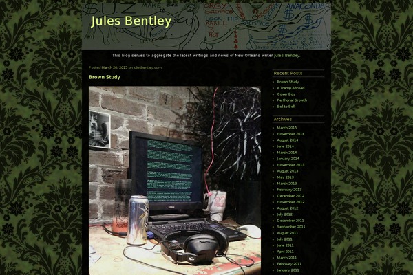 julesbentley.com site used Atmosphere 2010