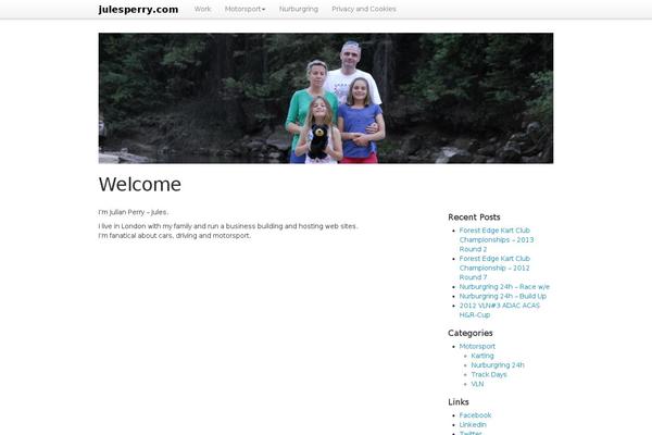 Wordpress Bootstrap theme site design template sample