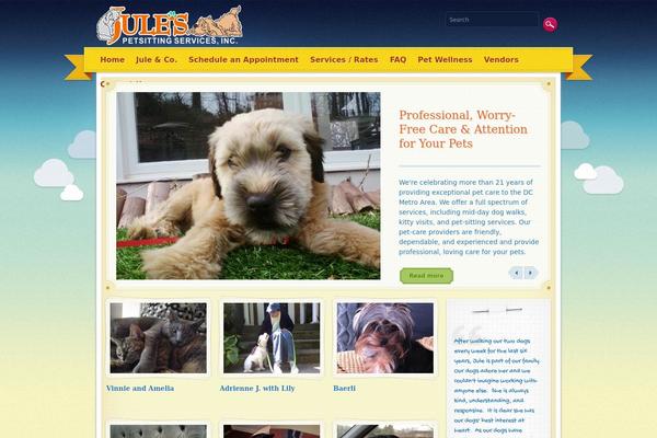 Kiddo theme site design template sample