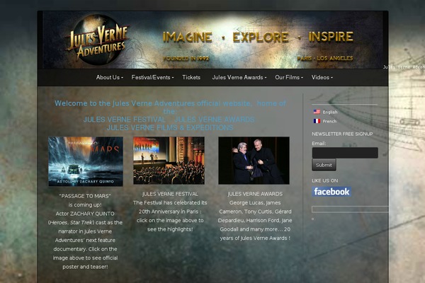 Enfinity theme site design template sample