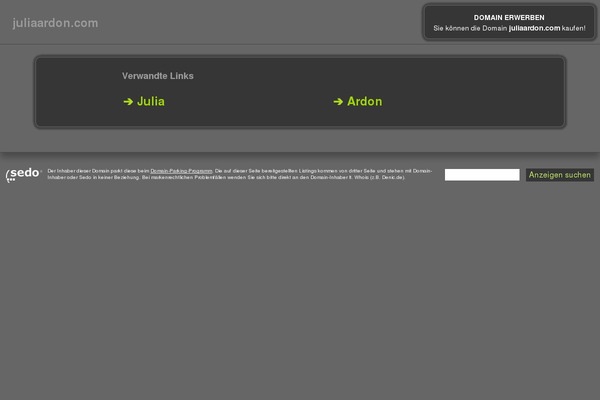 juliaardon.com site used Bloggable