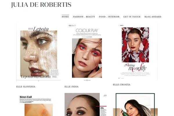 juliaderobertis.com site used Shade