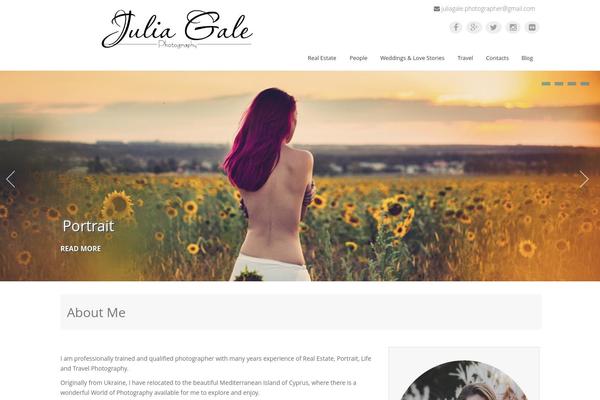 Semplice4 theme site design template sample