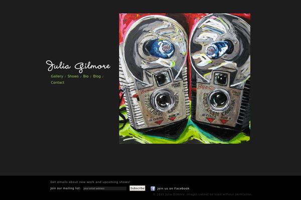 Julia theme site design template sample