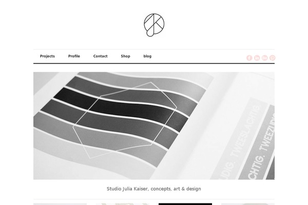 Fonts theme site design template sample
