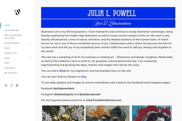 Highend theme site design template sample