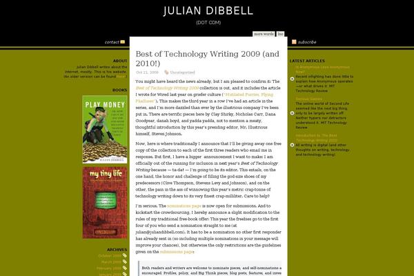 juliandibbell.com site used Disciple