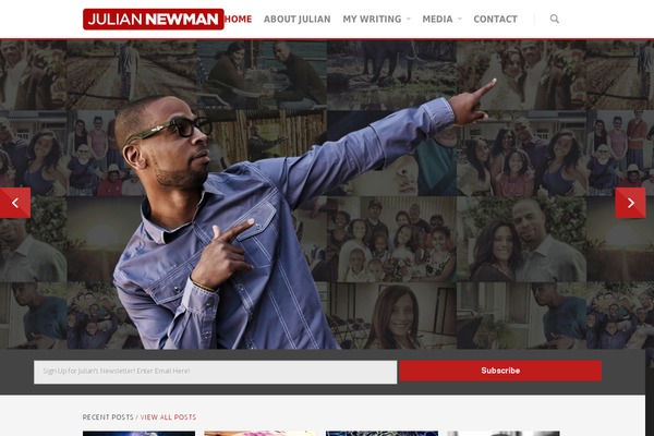 juliannewman.org site used Artlqd