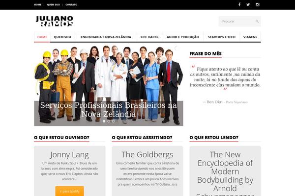 Blogit-wp theme site design template sample