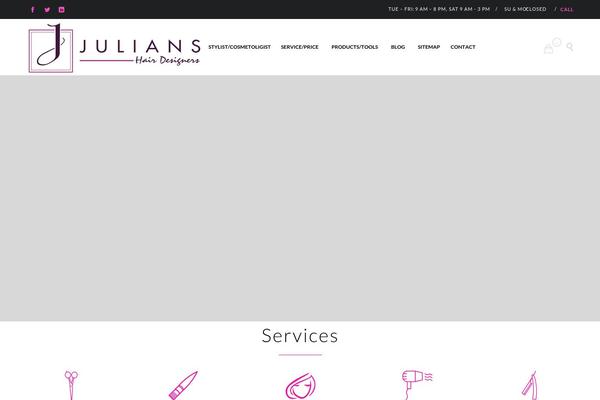 julianshairdesigners.com site used Hair-beauty-child