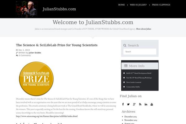 Anacron theme site design template sample