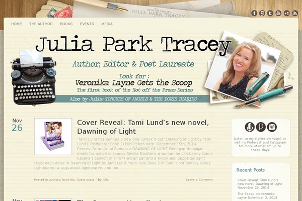 Cirrus theme site design template sample