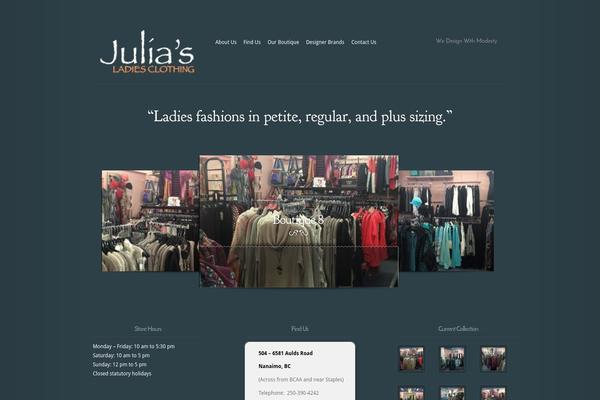 juliasladiesclothing.ca site used Modest