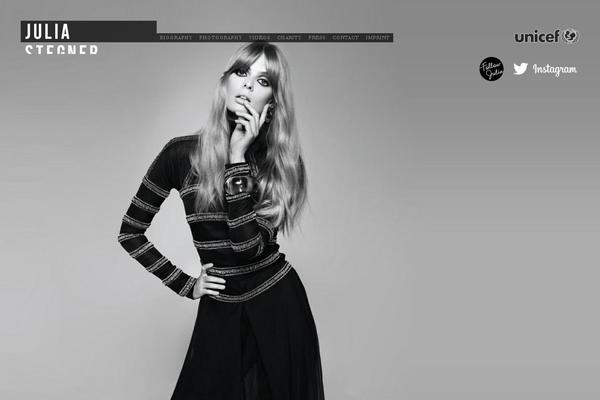 juliastegner.com site used Juliastegner