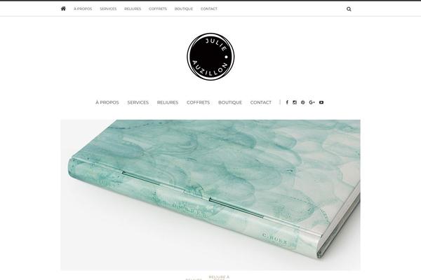 Solstice theme site design template sample