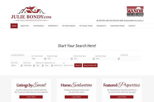 Mint theme site design template sample