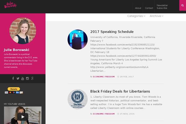 Agnar theme site design template sample