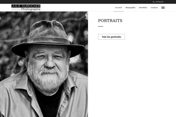 Photography theme site design template sample