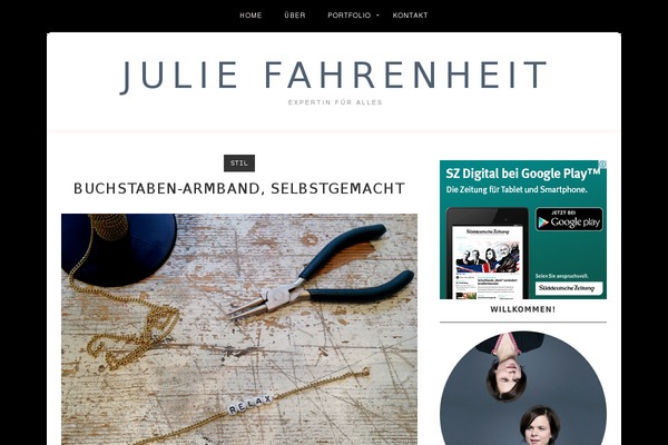 juliefahrenheit.com site used Marilyn