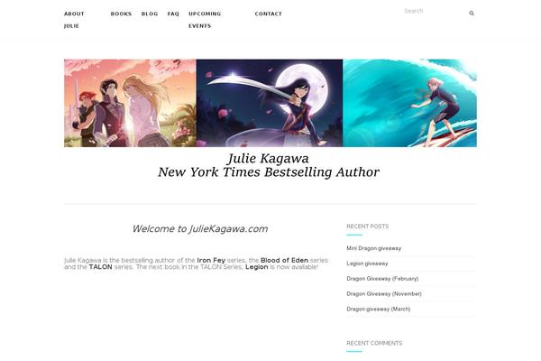 Vega theme site design template sample