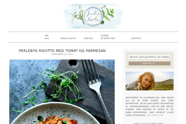 Foodie theme site design template sample