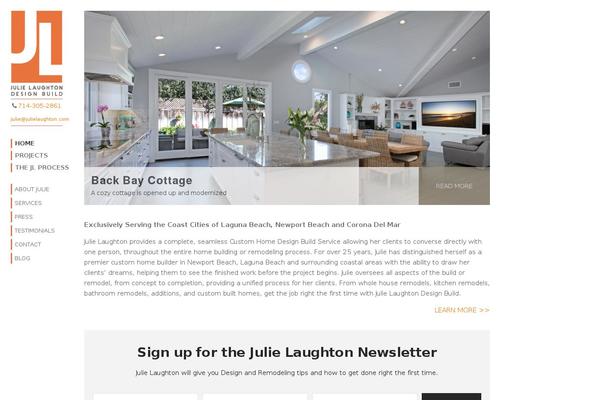 julielaughton.com site used Julie