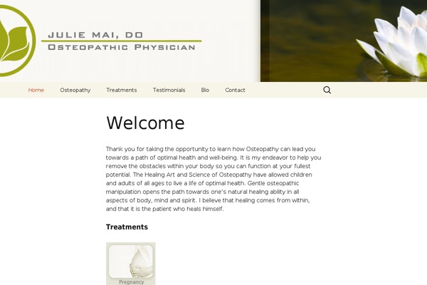 Twenty Thirteen theme site design template sample