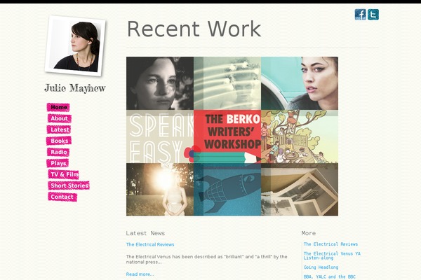 Infinity theme site design template sample