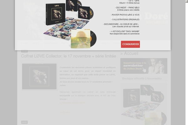 juliendoreofficiel.com site used Juliendore