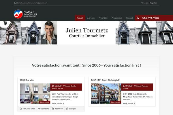 Realhomes Theme theme site design template sample