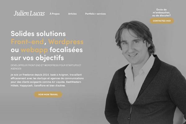 FoundationPress theme site design template sample