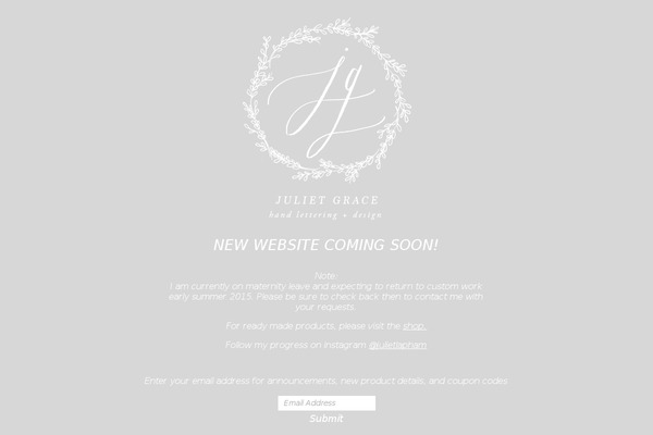 Juliet theme site design template sample