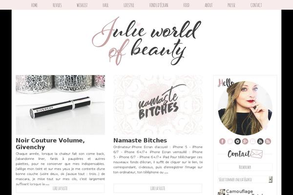 julieworldofbeauty.com site used Anaise