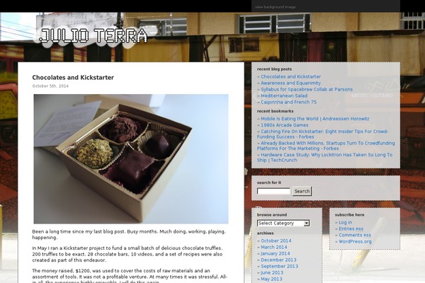 Site using Flickr-mini-gallery plugin