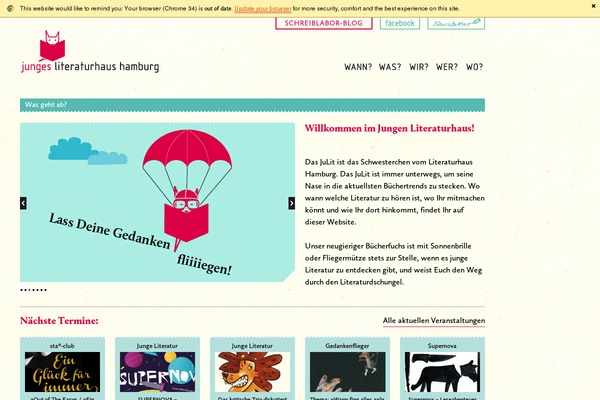Buttercream theme site design template sample