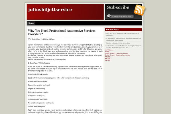 juliusbiljettservice.com site used ModXBlog