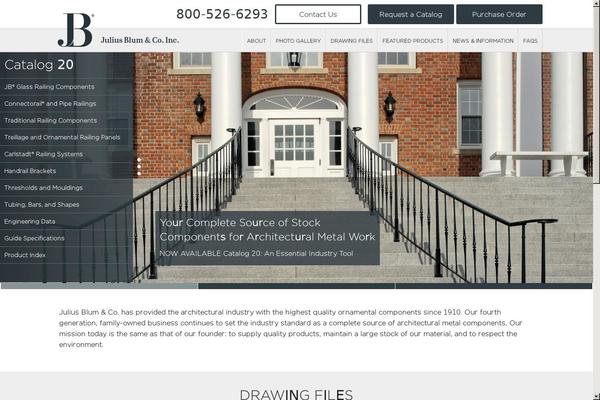 juliusblum.com site used FoundationPress