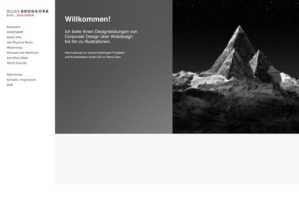 Touchfolio theme site design template sample