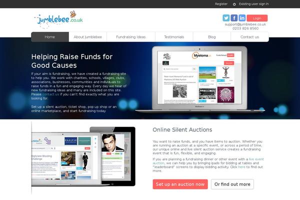 Alfie theme site design template sample
