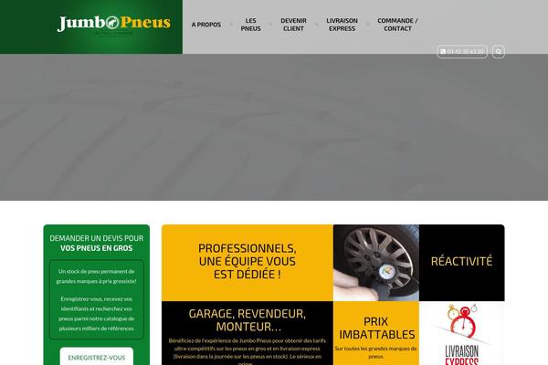 Jumbo theme site design template sample