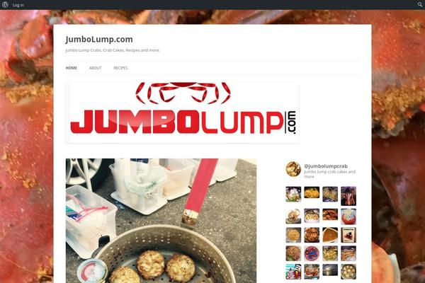 Twenty Twelve theme site design template sample